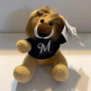 FOCO MLB Milwaukee Brewers Unisex Seated LIONSEATED Lion, Team Color, One Size